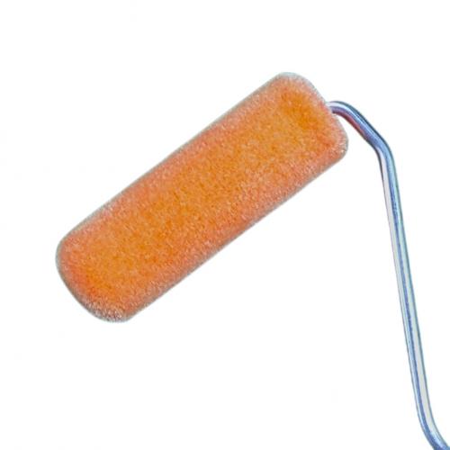 Lackierwalze Flock | 11 cm breit | beidseitig rund