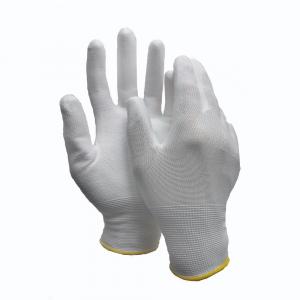Handschuhe Gr. M / 8 | weiß | Feinstrick beschichtet